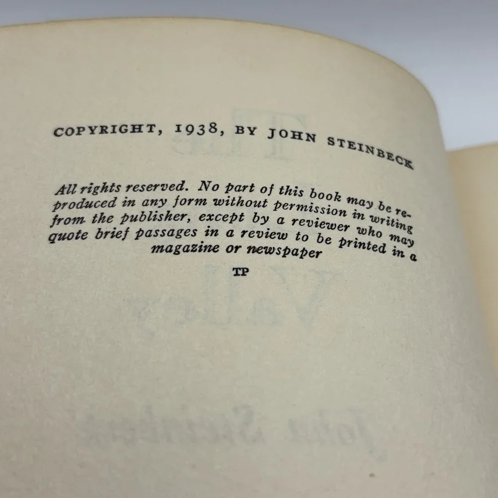 John‎ Steinbeck Books 3 The Long Valley Tortilla Flat In Dubious Battle Collier